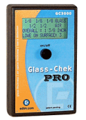 Laser-Glasmessgerät zur Analyse von Glasdicken und Beschichtungen.