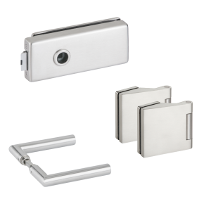 Glasbeschläge für Glastüren bis 10 mm Glas