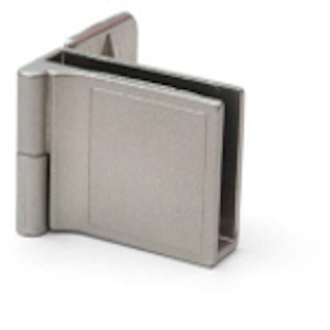 Glastürscharniere zum Klemmen an Glastüren bis 8 mm Glas