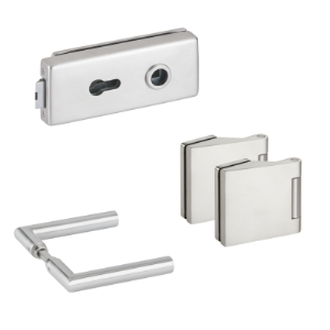 Glasbeschläge für Glastüren bis 10 mm Glas