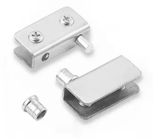 Zapfenscharniere für Glastüren bis 8 mm Glas
